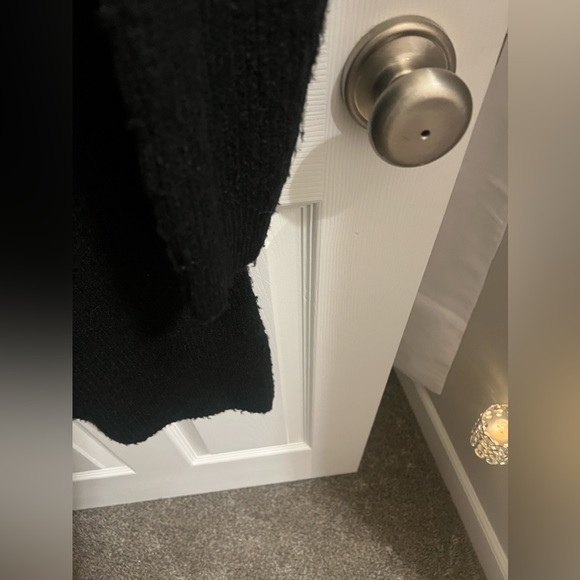 StitchDrop Black Above Keyboard Knit Sweater Dress Size Large NWT - Picture 12 of 16